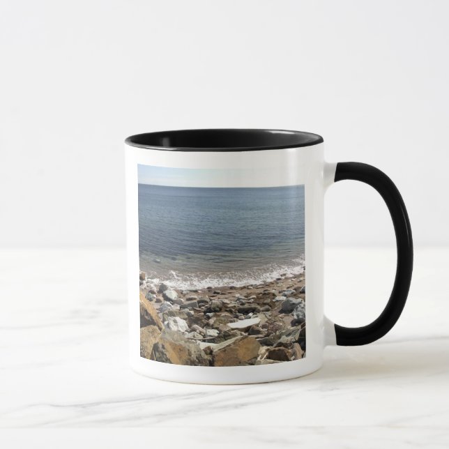 Taza Canadá, Quebec. Tren de VIA Rail Canada El (Derecha)