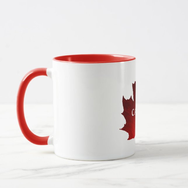 Taza CANADÁ Red Maple Leaf Coffee Mug (Izquierda)