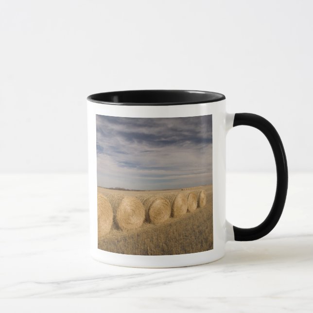 Taza Canadá, Saskatchewan, Craik: Rodillos de heno / Ot (Derecha)