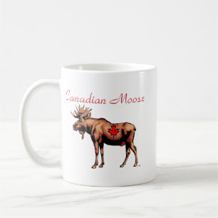 Taza canadiense de los alces