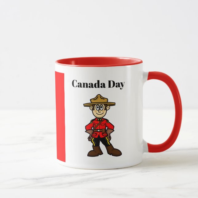 Taza Canadiense Mountie Canada Day Mug (Derecha)