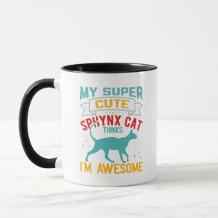 Taza Canadiense Sphynx Cat Funny