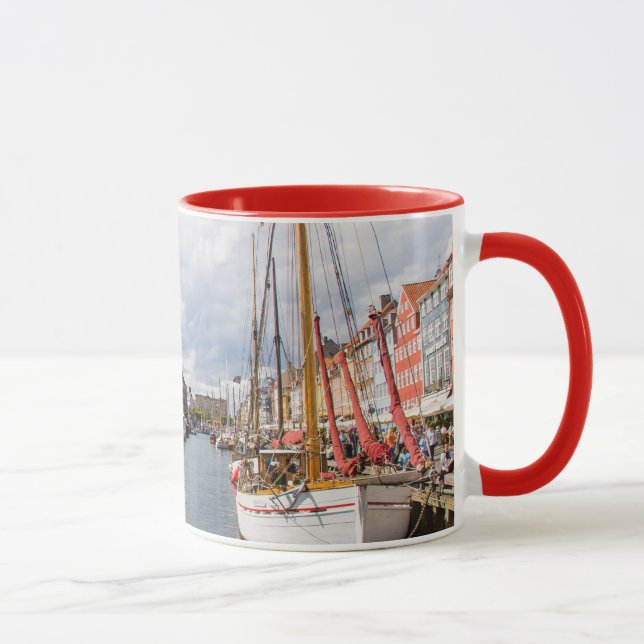 Taza Canal con barcos| Copenhague (Derecha)