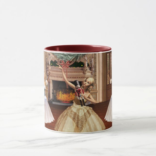 Taza Canallas bailando Ballerinas Holiday Mug (Centro)