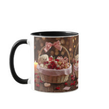 Canasta Romántica de Rosa Teddy para la Mañana de 