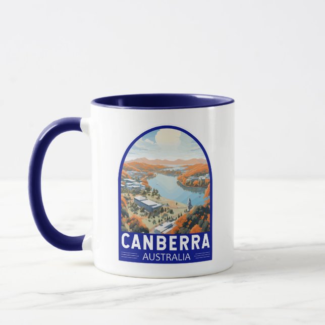 Taza Canberra Australia Viajes de arte (Izquierda)