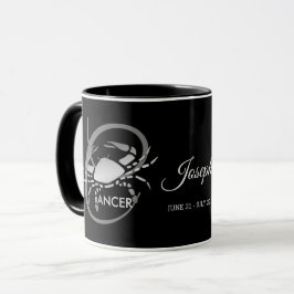 Taza Cáncer ♋ cangrejo - Rótulo zodiaco