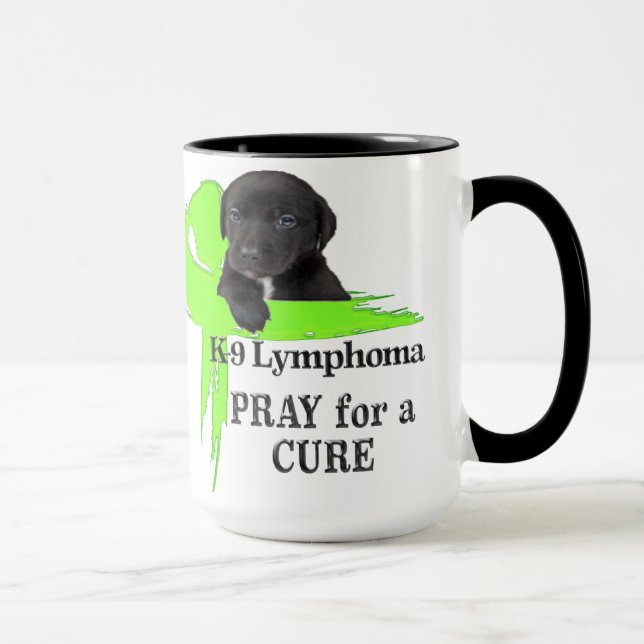 Taza Cáncer de linfoma | Lime Cinta Verde contra el Cán (Derecha)