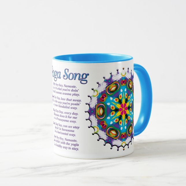 Taza Canción de yoga de la confección Mug (Anverso derecho)