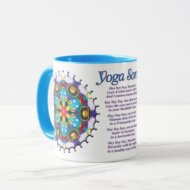 Taza Canción de yoga de la confección Mug (Anverso izquierdo)