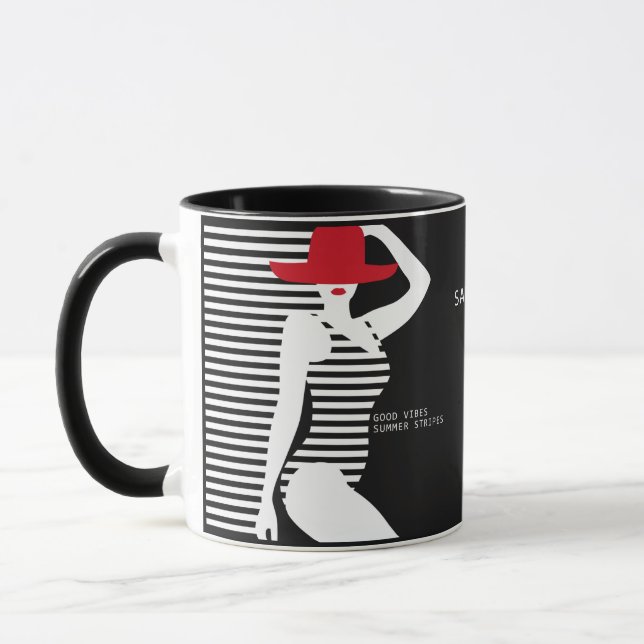 Taza Canciones de nombres personalizados de Summer Woma (Izquierda)