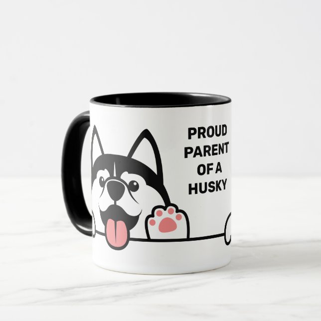 Taza Canciones de texto de personalizado cuberiano Husk (Anverso izquierdo)