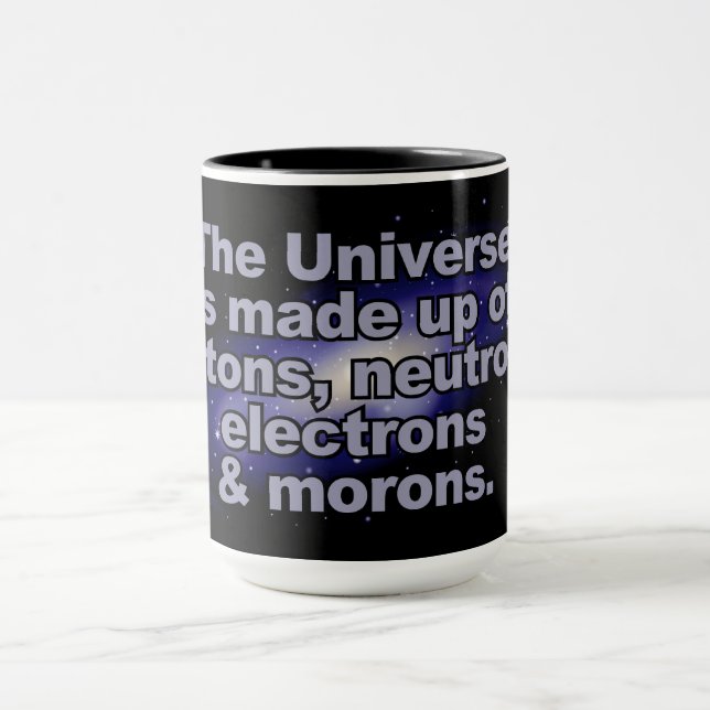 Taza Canciones divertidas "The Universe" (Centro)