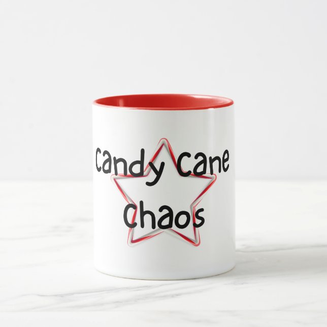Taza Candy Cane Chaos Christmas Mug (Centro)