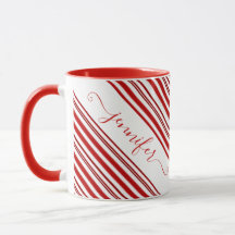 Candy cane personalizado Mug