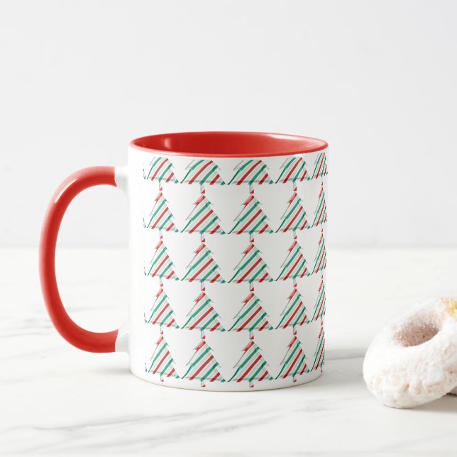 Taza Candy Cane Tree Mug (Con donut)