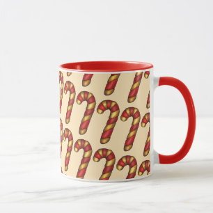 Taza Candy Cane Twist Navidades Cookie Holiday Baking