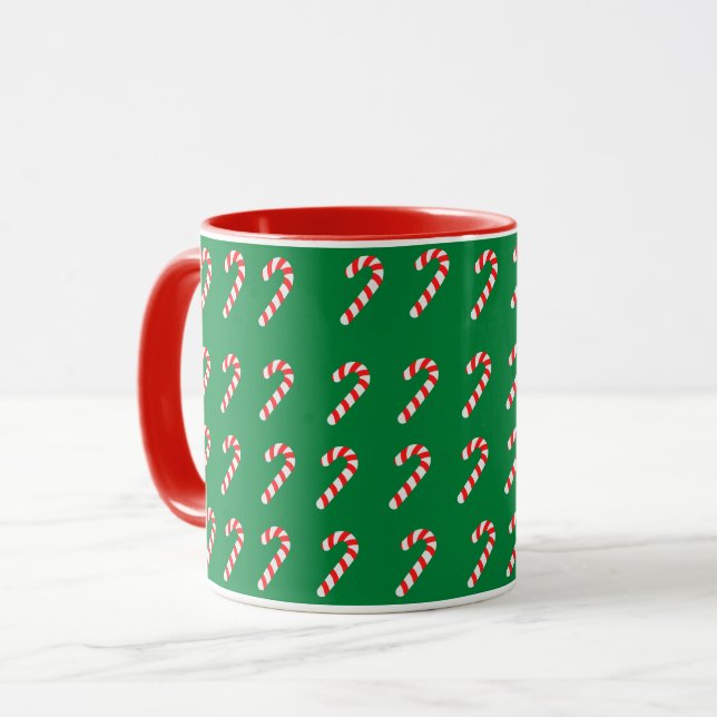 Taza CANDY CANES HOLIDAY Mug (Anverso izquierdo)