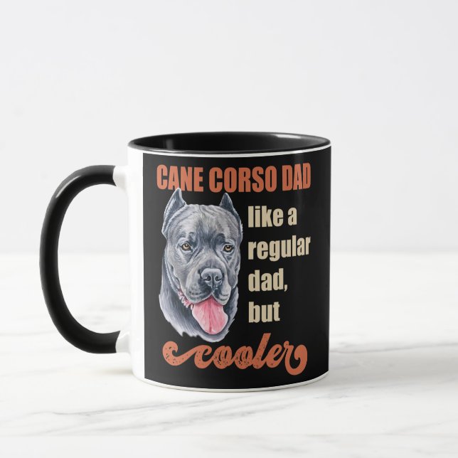 Taza Cane Corso Dad Funny Father's Day  (Izquierda)