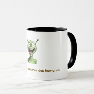 Taza Caneca "Alien se divertindo"!