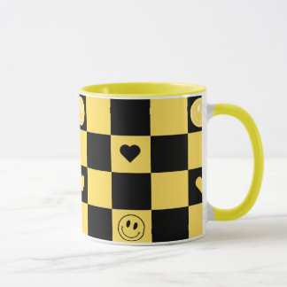 Taza Caneca black and yellow