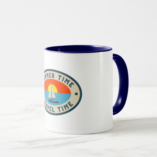 Taza Caneca Café Chegada do Verão 11 oz Cerâmica W-PT (Anverso derecho)