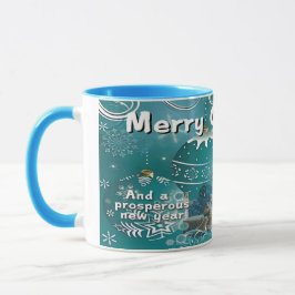 Taza Caneca com cor dentro-Natal