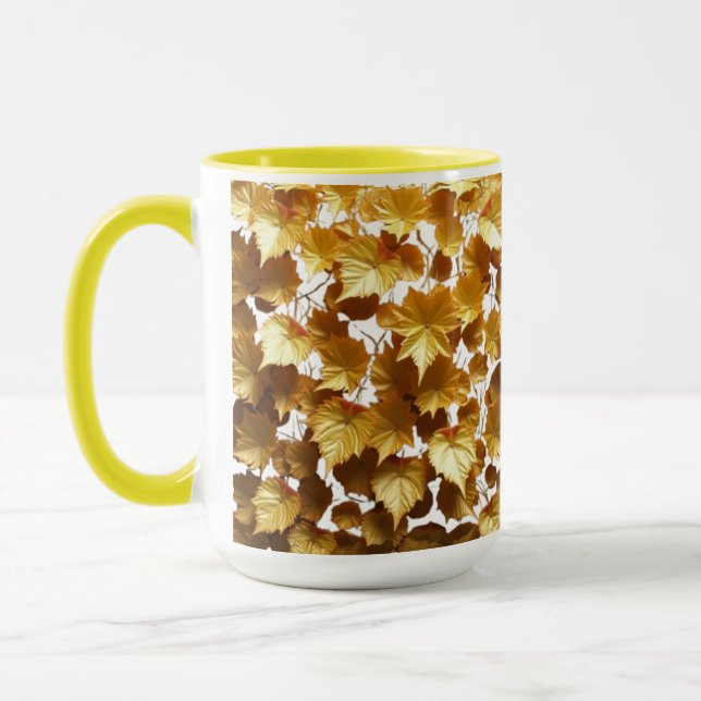 TAZA CANECA COMBO - FOLHAGEM OURO (Izquierda)