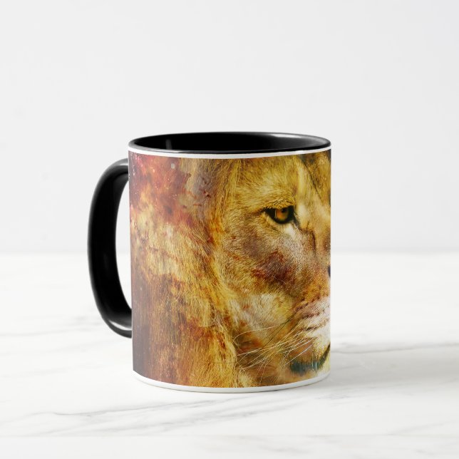Taza Caneca Combo Leão de Judá Cósmico (Anverso izquierdo)