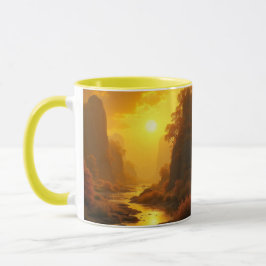 TAZA CANECA COMBO - PAISAGEM OURO
