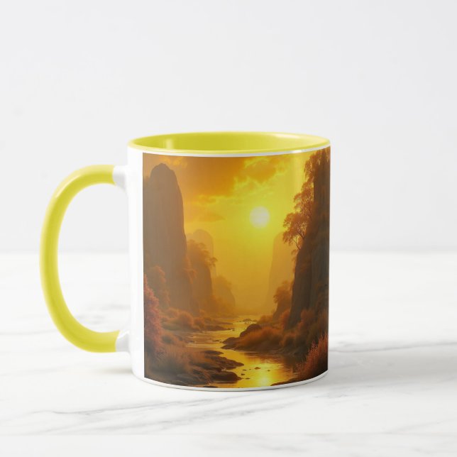 TAZA CANECA COMBO - PAISAGEM OURO (Izquierda)