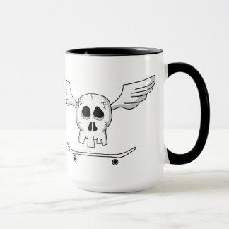 Taza Caneca Cranio Skate - Skull Skateboard
