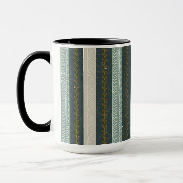 Taza Caneca estampa boho (Izquierda)