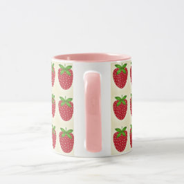 Taza caneca estampada morango