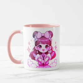 Taza caneca kpop garota cantora desenho