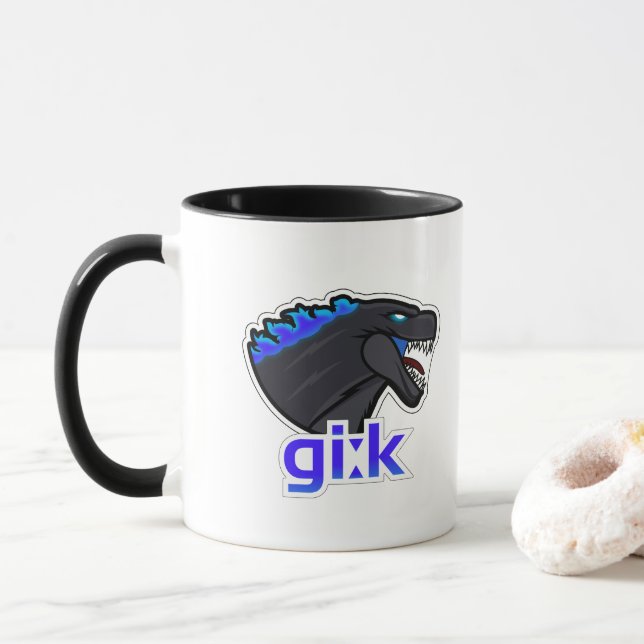 Taza Caneca Oficial giːk (Con donut)