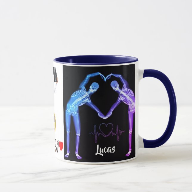 Taza Caneca Profissão Radiologia (Derecha)