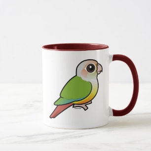 Taza Canela Conure Verde-cheeked de Birdorable