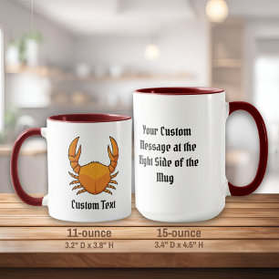 Taza Cangrejo naranja