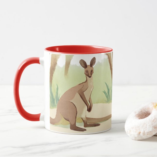 Taza canguro mug (Con donut)
