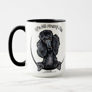 Taza Caniche estándar negro IAAM