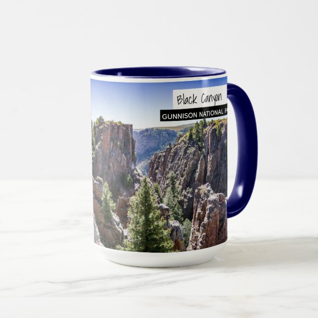 Taza Cañón Negro, Parque Nacional de Gunnison Colorado (Anverso derecho)