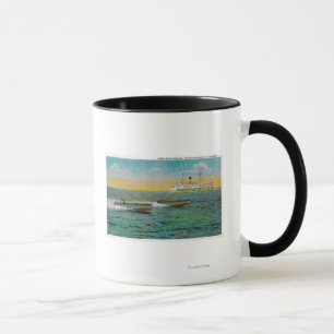 Taza Canotaje de la velocidad en la isla de Catalina,