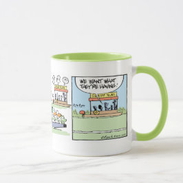 Taza Canotaje divertido Croc del aire cómico