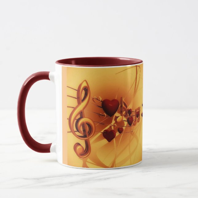 Taza Cantante de música moderna de dibujo Soprano (Izquierda)