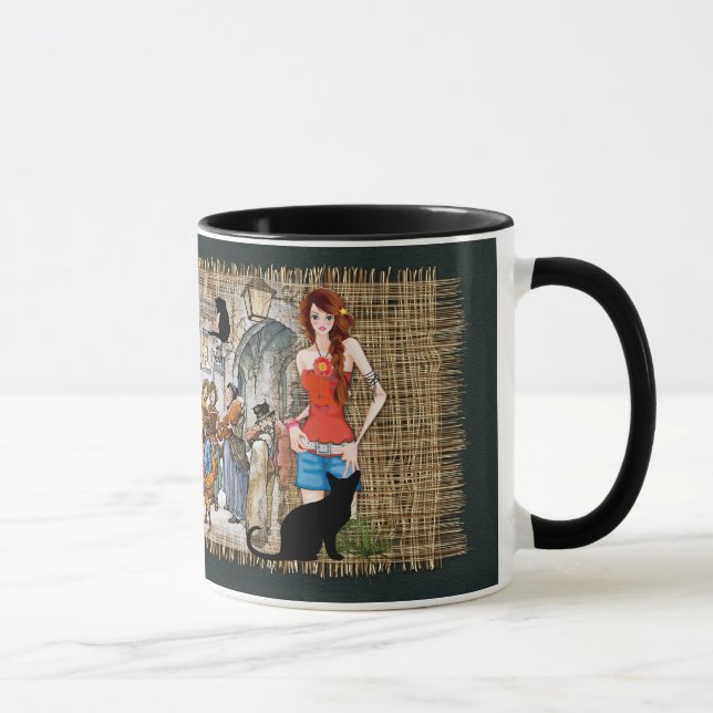 Taza Cantantes de carol de Anton Pieck (Derecha)