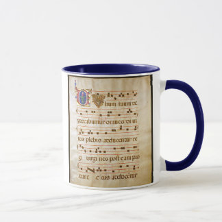 Taza canto manuscript.jpg, canto gregoriano: , El "Cu…