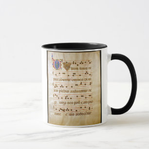 Taza canto manuscript.jpg, canto gregoriano: El "cutt