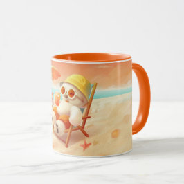 Taza Canto sonriente - Modo playa activado