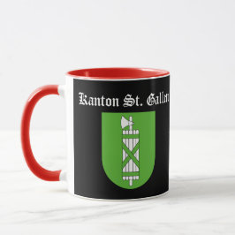 Taza Cantón St. Gallen, Suiza Mug